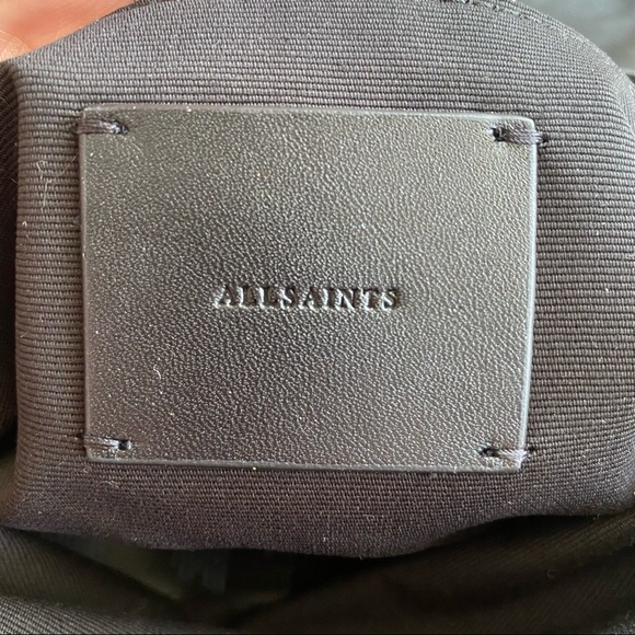AllSaints Black Zep Box Bag NWOT - Picture 15 of 16